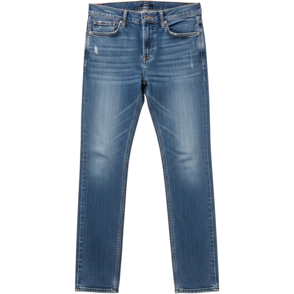 PacSun Stacked Skinny Jeans Mens 32x32 Medium Wash Excellent Distressed Denim